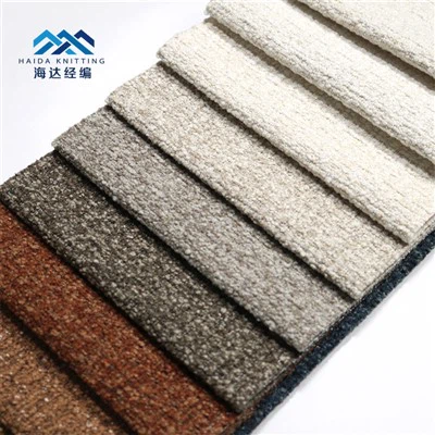 Ffabrig clustogwaith chenille rhad